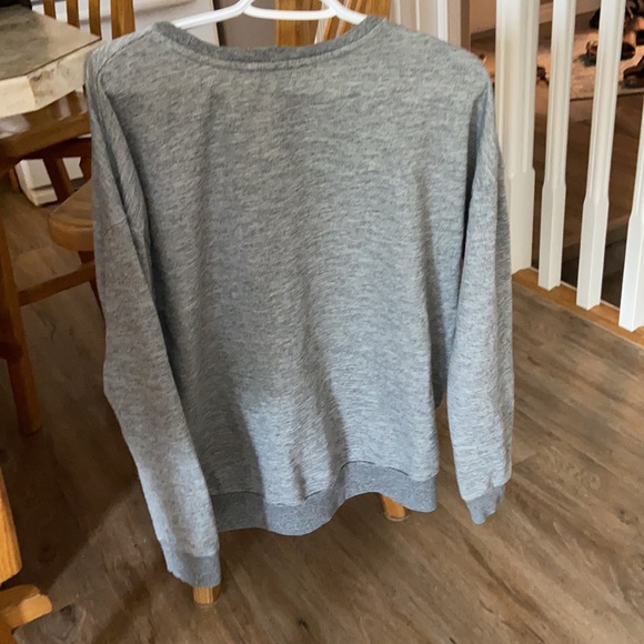 Grey stylish sweatshirt with zippers! - Picture 3 of 3